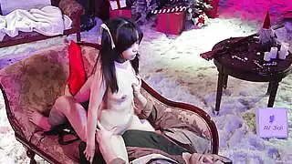 Hot and horny Chinese girl Yuli fucked hard!