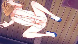 Online-Hentai-Kunst – Asuna bläst Kirito und wird anal penetriert – Japanischer asiatischer Manga-Anime-Film-Spiel-Porn